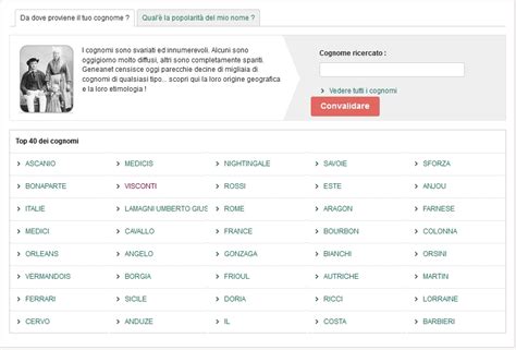 Origine, etimologia, popolarità del tuo cognome 